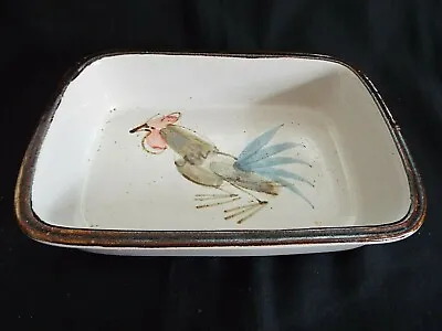 £5.95 • Buy Grayshott Studio Pottery Cockerel Rectangle Dish