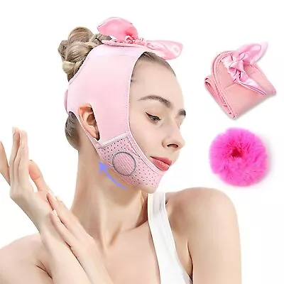 $10.99 • Buy V Line Face Slimming Double Chin Reducer Mask Lifting Belt Anti-Wrinkle Chin