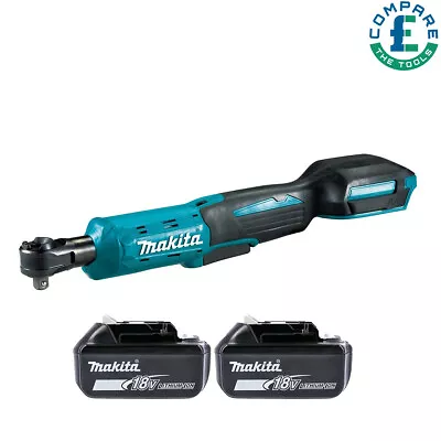 Makita DWR180 18V LXT 1/4  & 3/8  Ratchet Wrench With 2 X 6.0Ah Batteries • £303.98