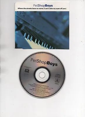 Pet Shop Boys Rare French Maxi Cd Where The Streets Have No Names • £31.20