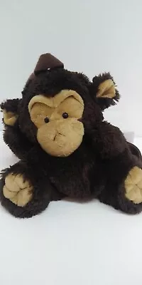 MY PILLOW PETS Brown Monkey Backpack Soft Plush Hug-a-Pet  • $25