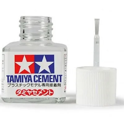 Tamiya Polystyrene Cement Suitable For Plastic Hobby Kits 40ml Glass Jar - 87003 • £7.99