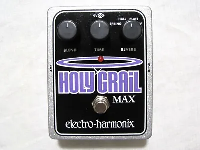 Used Electro-Harmonix EHX Holy Grail Max Reverb Guitar Effects Pedal • $154.99