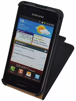 Samsung Galaxy S Advance (I9070) Flip Case Leather Case • £13.34