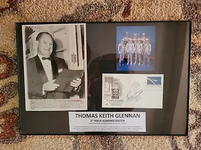 Dr T KEITH GLENNAN 1st NASA Administrator Rare Signed Mercury Postal Cover CERTI • $249.99