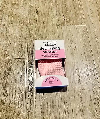 Tangle Teezer Detangling Hairbrush Fine And Fragile Hair Pink And Blue • £10.01