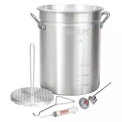 $69.99 • Buy ALUMINUM DEEP FRYER 30 Quart Pot Kit Turkey Fryer Outdoor Propane Stockpot NEW