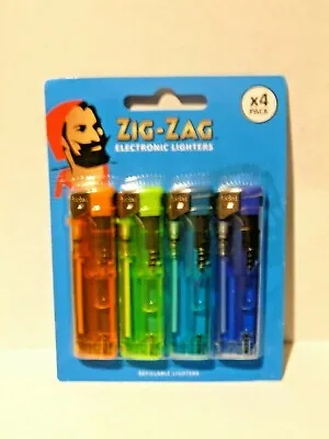 £3.50 • Buy 4 Pack Of Electronic Refillable Lighters 