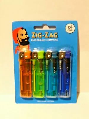 £3.50 • Buy 4 Pack Of Electronic Refillable Lighters 