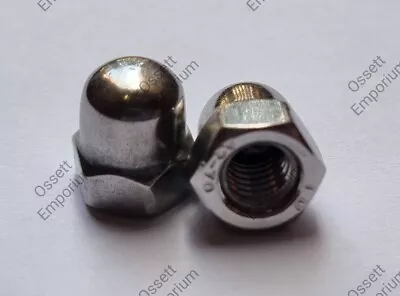 Metric Dome Nuts A2 Stainless Steel Head Cup Nut M3 M4 M5 M6 M8 M10 M12 • £0.99