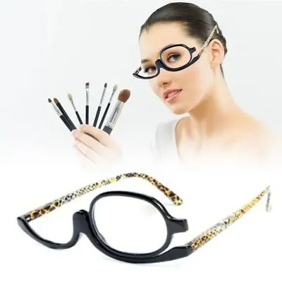 Eyeglasses Cosmetic Glasses Rotating Makeup Reading Glasses Magnifying Glasses • £3.84