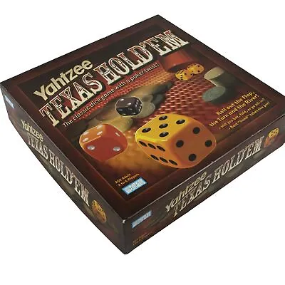 Yahtzee Texas Hold'em Poker Style Dice Game Hasbro 2004 Complete • $12.53