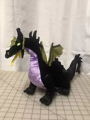 Disney Store Maleficent Dragon Plush 18  Long Sleeping Beauty 60th Anniversary • $32