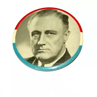 1936 FDR Franklin D. Roosevelt 2.5  Campaign Pin Pinback Button Badge President • $74.95