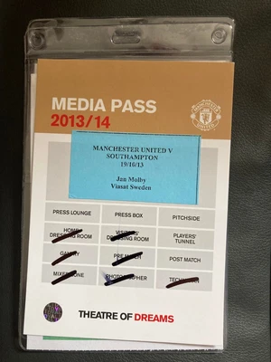 £3.99 • Buy (Jan Molby Liverpool Denmark ) Manchester United V Southampton Ticket Pass