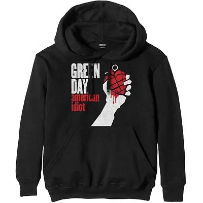Green Day 'American Idiot' Black Pullover Hoodie - NEW OFFICIAL • $36.98