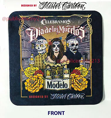 Mister Cartoon Modelo Dia De Los Muertos Coaster Lowrider Chicano Art Tattoos Mr • $9.99