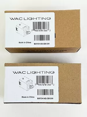 TWO(2) WAC Lighting H Track Suspension Loop For Hanging Fixture Black • $12.95