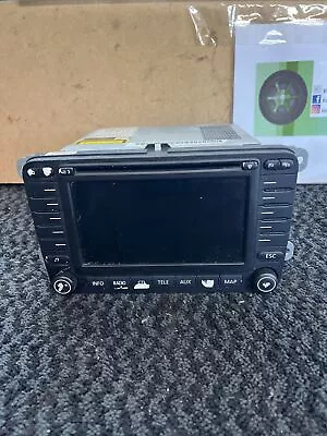 Vw Volkswagen Golf Mk5 Radio Sat Nav Head-unit No Code 1t0035194a • $87.12