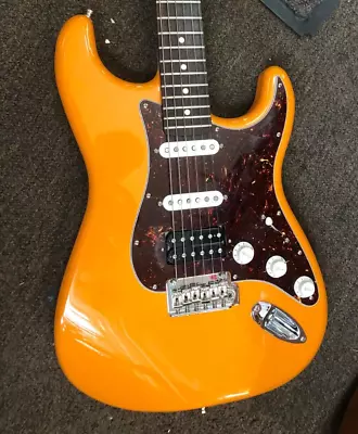 Fender Capri Orange HSS Stratocaster With Modifications COOL • $599