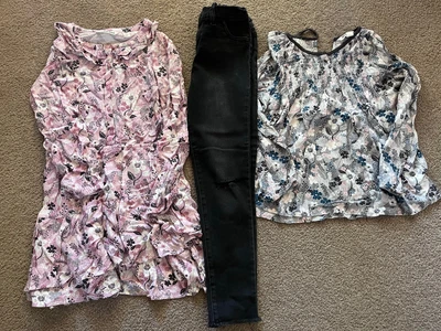 $40 • Buy Country Road Girls 8 Winter Bundle Dress Top Jeans Pretty Floral Prints