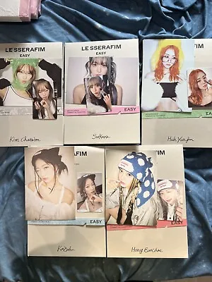 LE SSERAFIM EASY Compact Version Sakura Yunjin Kazuha Eunchae Set • £13