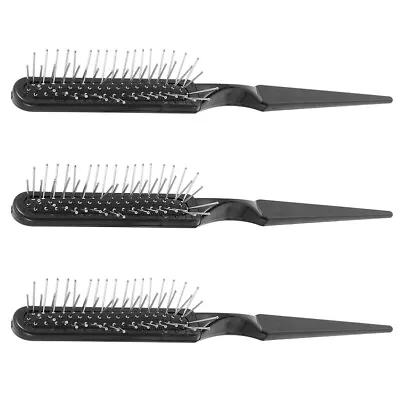  3 Pcs Wire Bristle Hair Brush Scalp Massager Comb Wig Care Modeling • $9.75