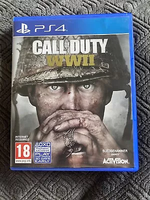 Call Of Duty WWII World War 2 For Sony PlayStation 4 - Video Game 2017 • £7