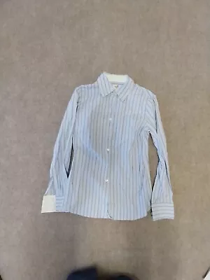 J Crew Haberdashery Womens Small Striped Long Sleeve Button Down Shirt  • $9.88