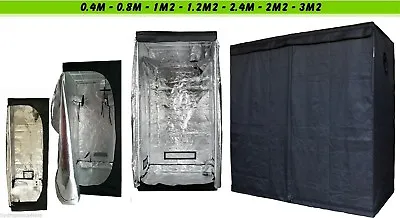 £52.99 • Buy Indoor Portable Grow Tent Green Room Silver Mylar Lined Hydroponics Carbon
