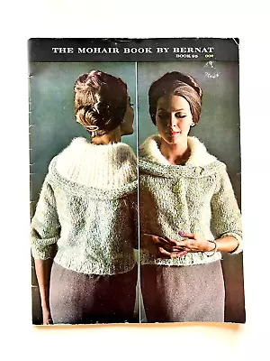 Vintage 1961 The Mohair Book By Bernat Number 95 Mad Men Knitting Patterns A • $8.99