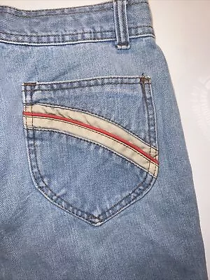 Vtg 70s Kmart Wide Straight Bottom Denim Light Wash. Fab Pocket Jeans 29X30.5” • $19.50