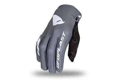 UFO Youth Kids Skill Radial Motocross Race Gloves Grey - All Sizes • $27.34