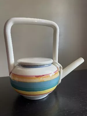 RARE 1978 Signed EXP PETER SHIRE Teapot Memphis Ceramic Pottery Post-Modern Art • $1000