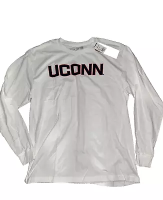 The Victory Uconn Huskies Cotton Long Sleeve Shirt Mens Size Xl Nwt $40 • $29.99