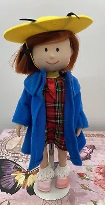 1996 Madeline 8  Doll Eden Poseable Hat Dress Coat Socks Panties Scar • $24