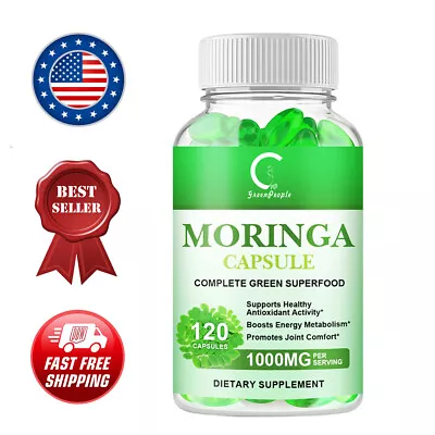 100% Pure Moringa Oleifera Leaf - Superfood Antioxidant Blood Sugar Balance • $13.99