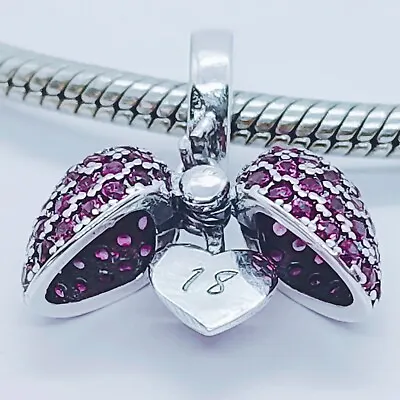 18th Birthday Charm Locket For Charm Bracelet. 18 Birthday Age Charm • £16.95