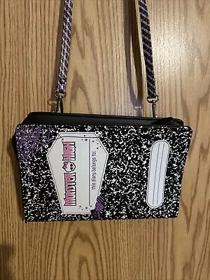 Monster High Diary School Book Crossbody Bag Purse Spirit Halloween • $32