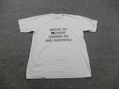 Virgil Abloh Shirt Mens Medium White Jenny Holzer Short Sleeve Tee * • $33.97