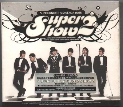 Super Junior The 2nd Asia Tour Concert Super Show 2 2009  TAIWAN 2-CD SEALED • $13.98