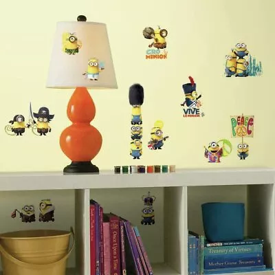 New Roomates MINIONS Large Vinyl Wall Decals Removeable Peel & Stick Stickers • $5.83