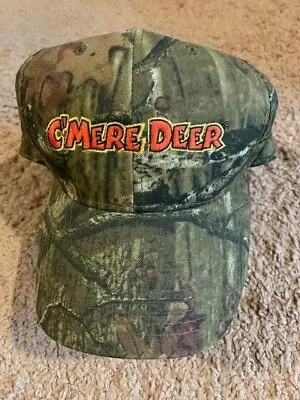 C'Mere Deer - Mossy Oak Camo-Hunting Baseball Cap Adjustable  • $12.50