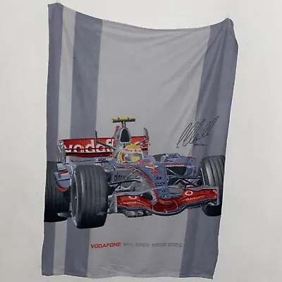 Lewis Hamilton Mclaren Mercedes Vodafone F1/Formula One Large Fleece Blanket. • £24.99