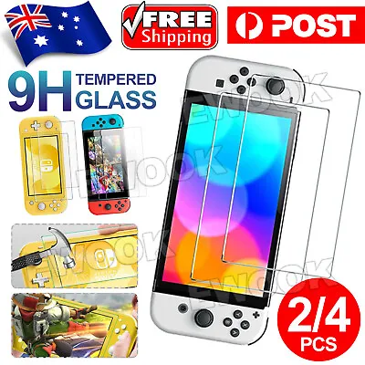 Up To 4x Premium Tempered Glass Screen Protector For Nintendo Switch Lite/Oled • $4.45