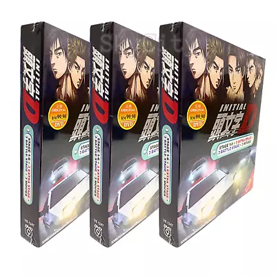 Anime DVD INITIAL D COMPLETE Stage 1-6 +3 Movie +3 Extra Stage +3 Battle +CD OST • $39.99