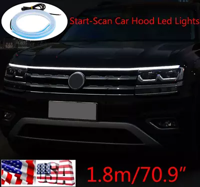 Car Hood Light Dynamic Atmosphere Lamps LED DRL Daytime Running Strip Light(71 ) • $18.26