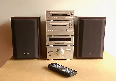 TECHNICS SC-HD301 Hifi Stereo System: Amp Tuner CD Etc Vg Working Order • £71