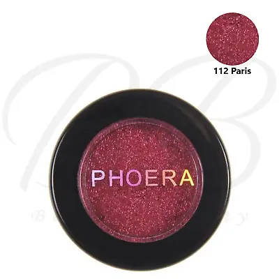 PHOERA Compact Eyeshadow Glitter Shimmer Metallic Pigment Eye Shadow Palette UK • £3.87
