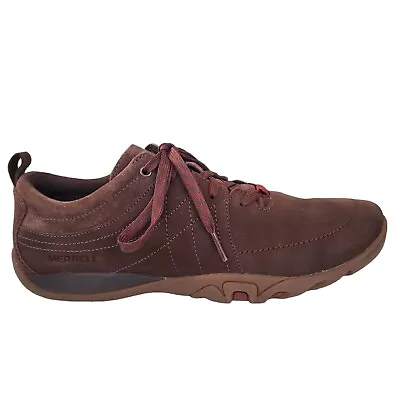 Merrell Mimosa Lena Women's Size 9 Shoes Brown Leather Hiking Sneakers • $24.56